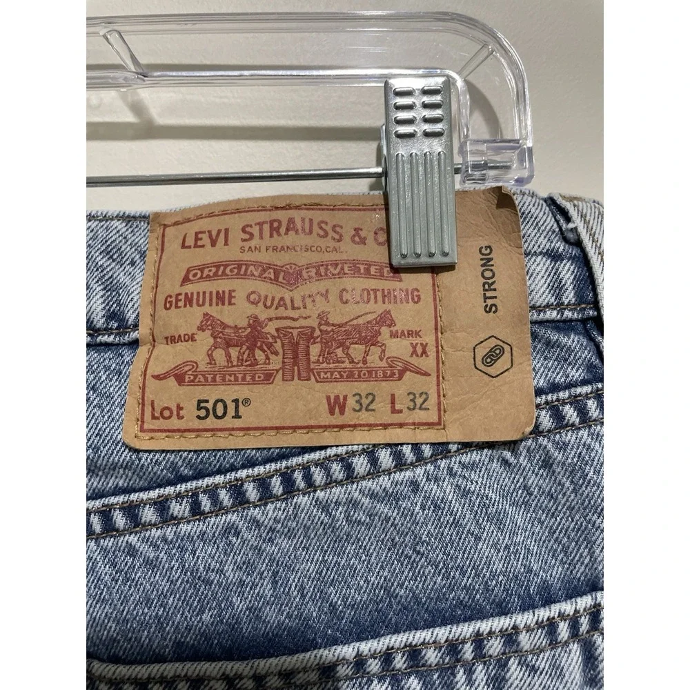 Levi's 501 Skateboarding Jeans Patchwork Cut And Shut! Sz 32x32 NWOT!